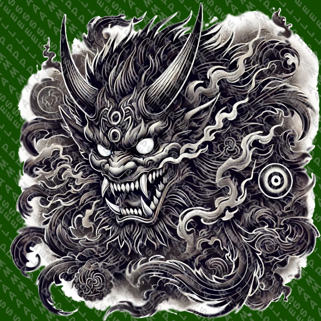 鬼 tattoo