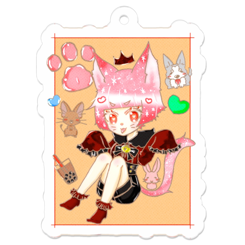 【あずにゃげーむす】アクリルキーホルダー