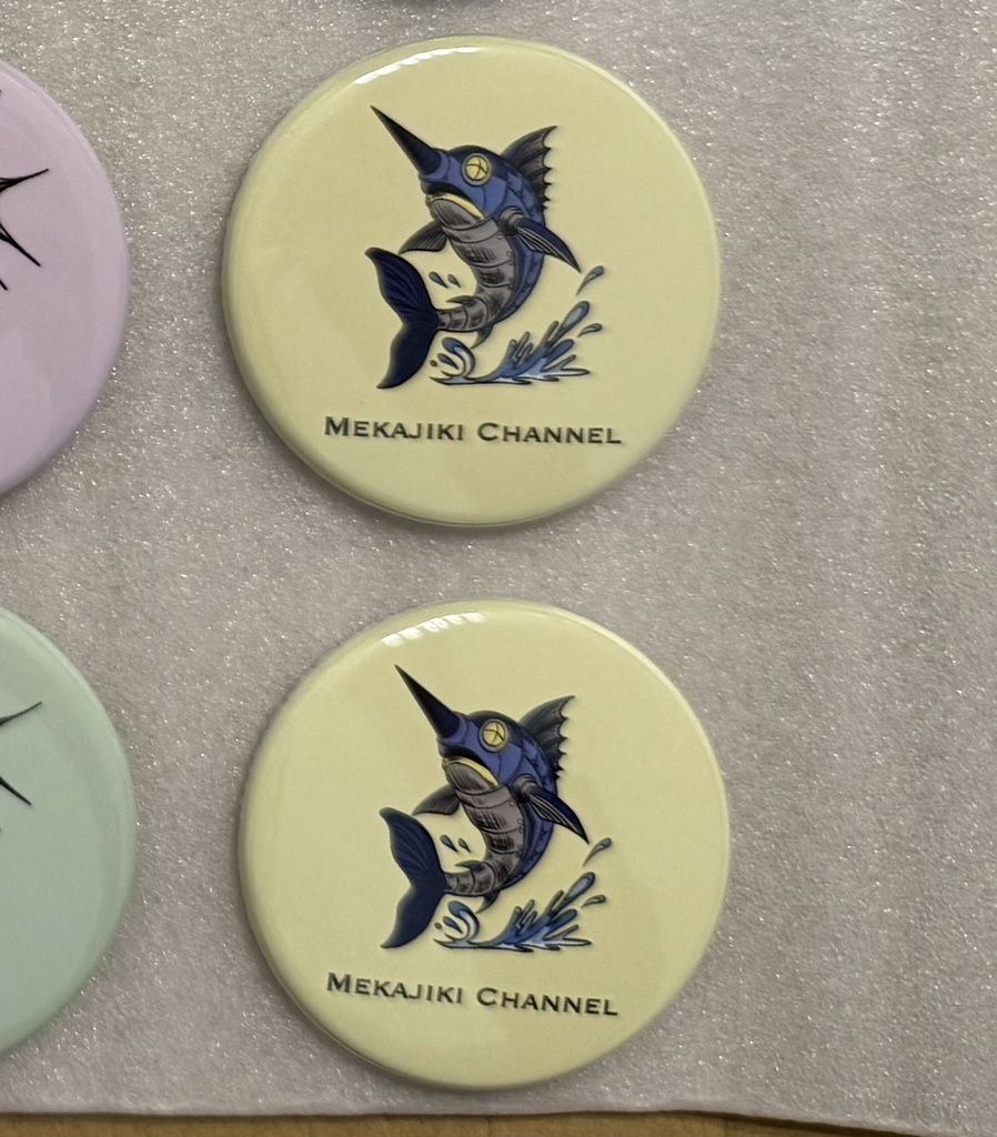 MEKAJIKI CHANNEL 缶バッジバリュー2