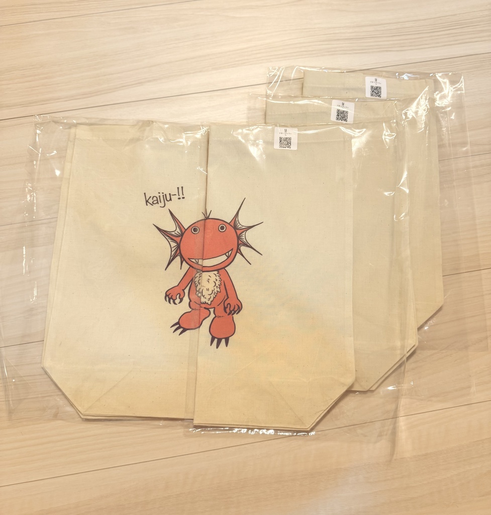 怪獣 トートバッグ