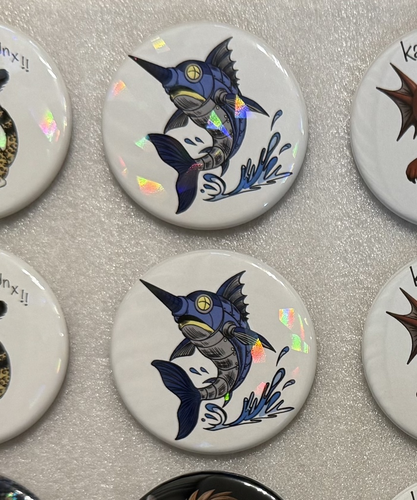 MEKAJIKI CHANNEL ホログラム缶バッジ1