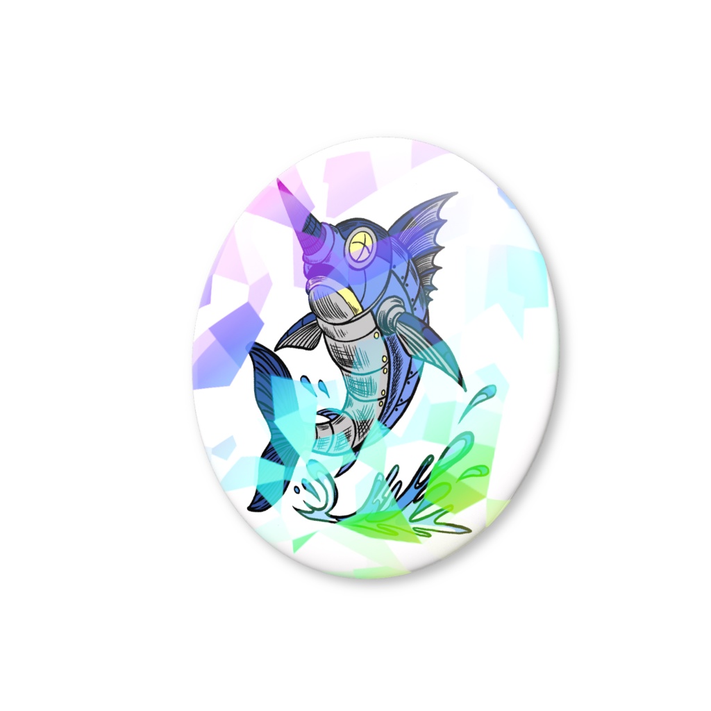 MEKAJIKI CHANNEL ホログラム缶バッジ1