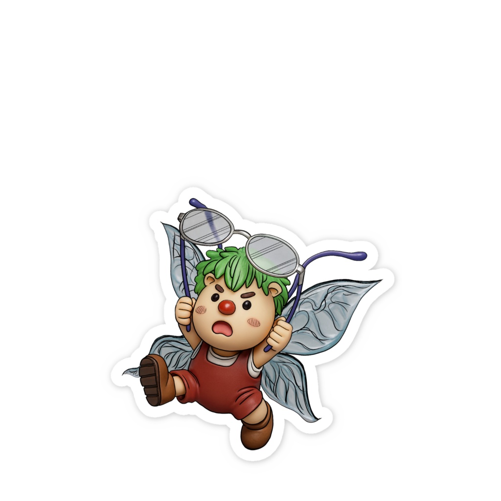 妖精キャシュ ステッカー1