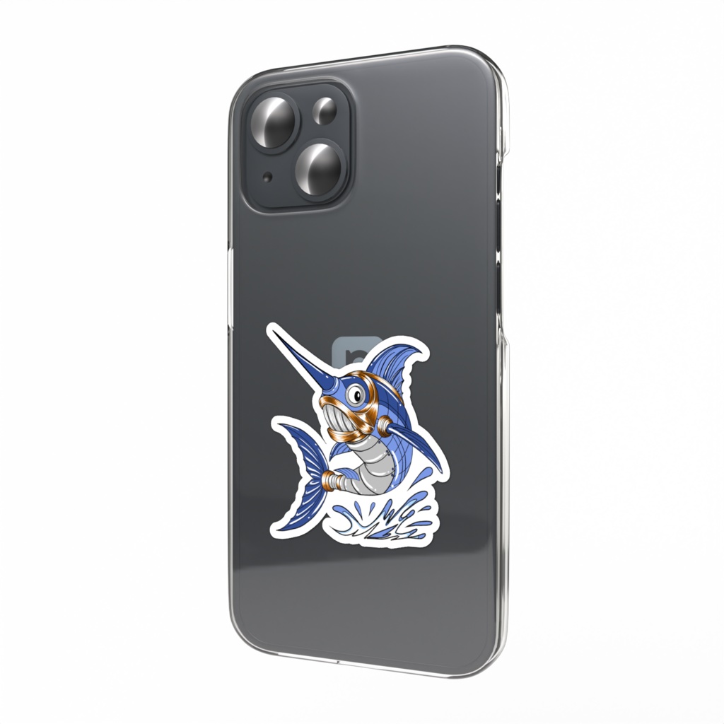 試作品 メカメカジキ ステッカー