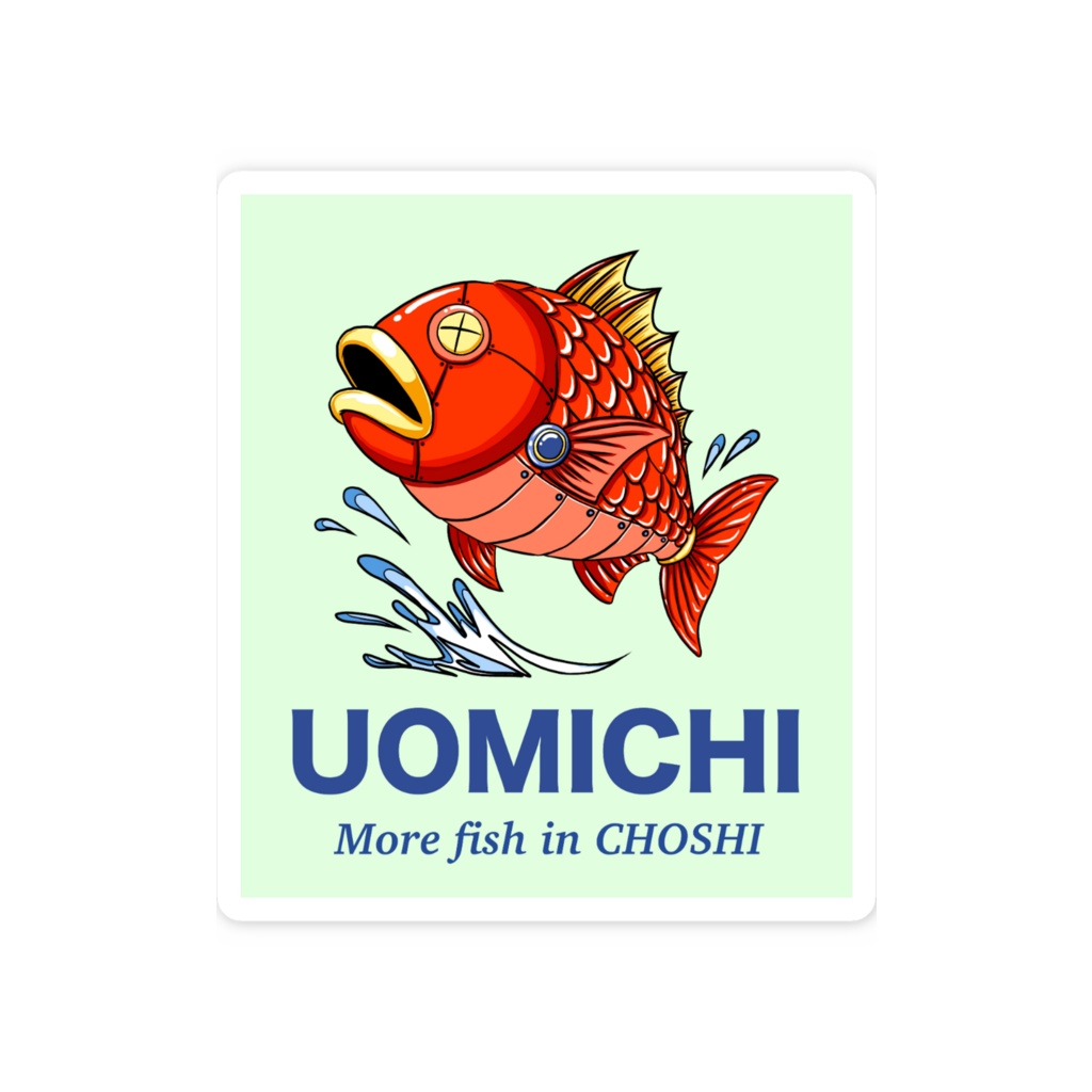 魚道グッズ８ステッカー小サイズ