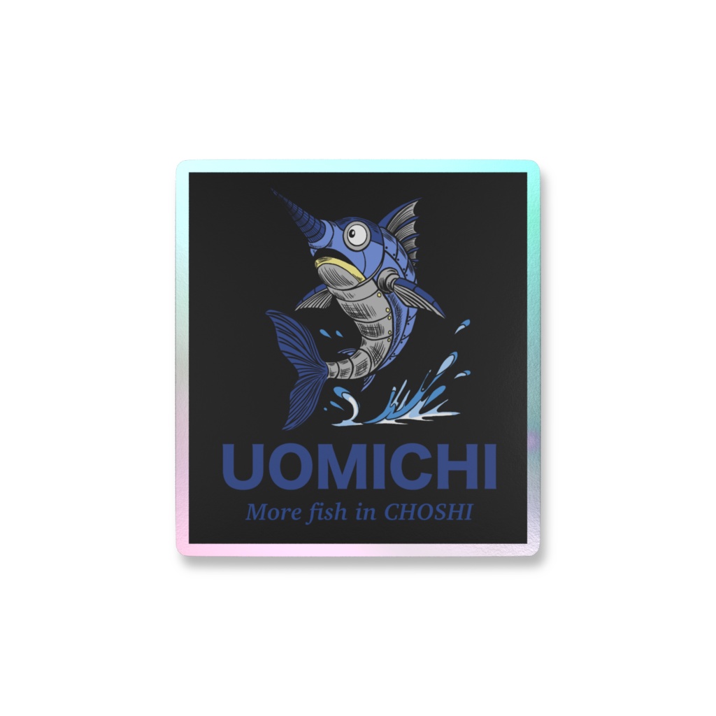 魚道グッズ10ちょいオーロラステッカー