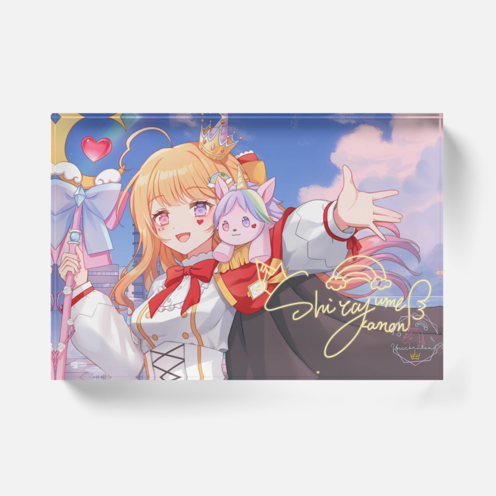 5周年ビジュアルアクリルブロック