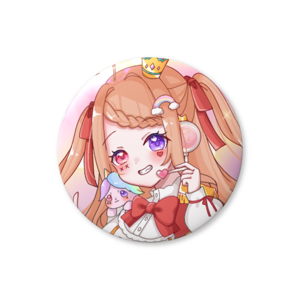 白夢花音Ver.アイドル缶バッジ