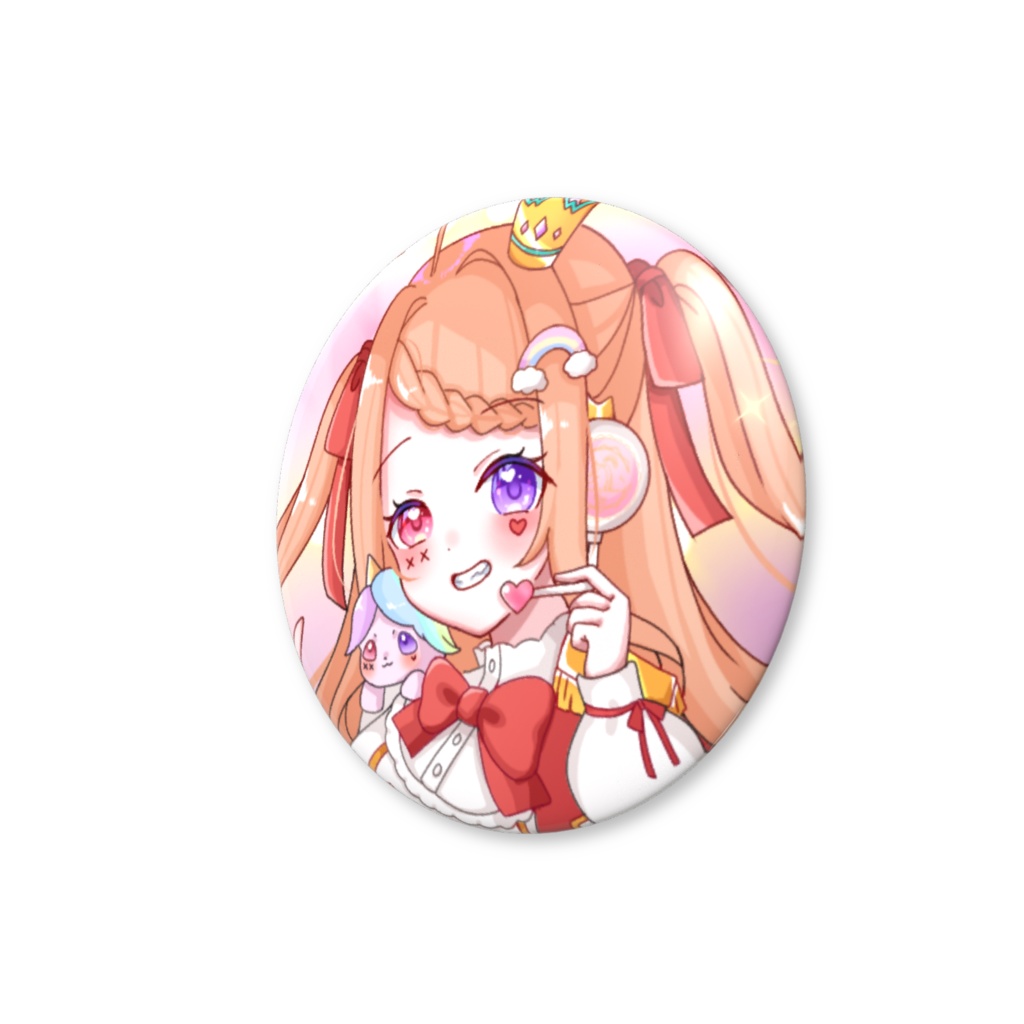 白夢花音Ver.アイドル缶バッジ