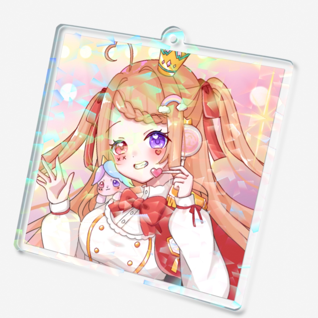 白夢花音キーホルダーVer.アイドル~ホログラム~