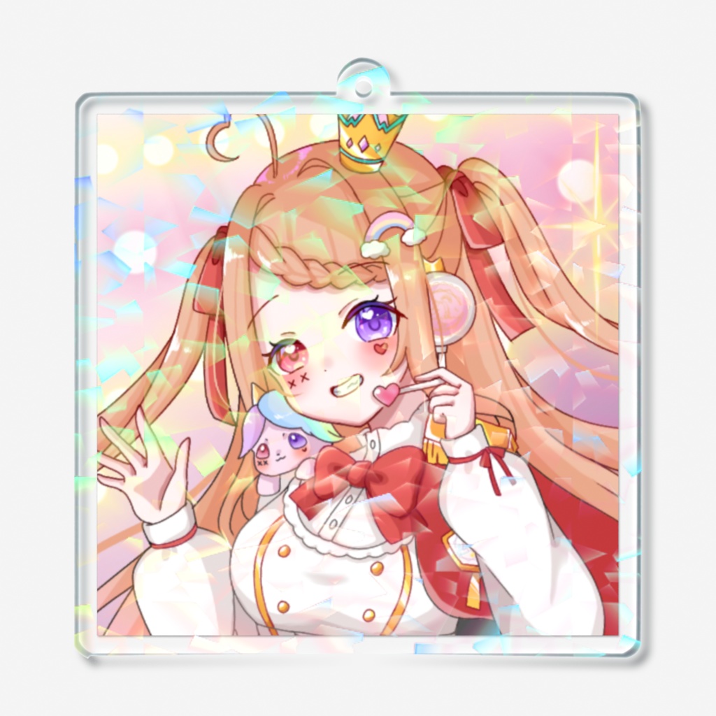 白夢花音キーホルダーVer.アイドル~ホログラム~