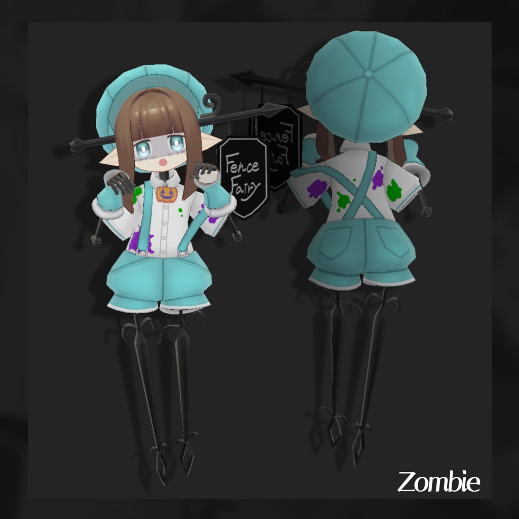 てっさくちゃん専用衣装「てっさくちゃんハロウィンセット」