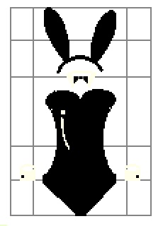 【Dotデザイン風ポストカード】bunnys collection