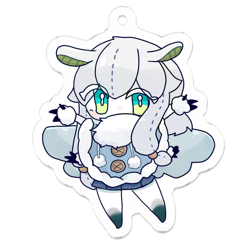 SD絹江アクリルキーホルダー