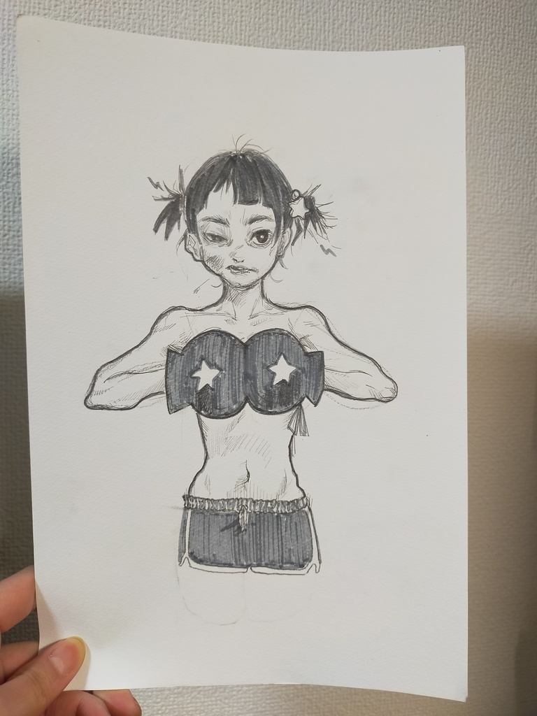 鉛筆ドローイング