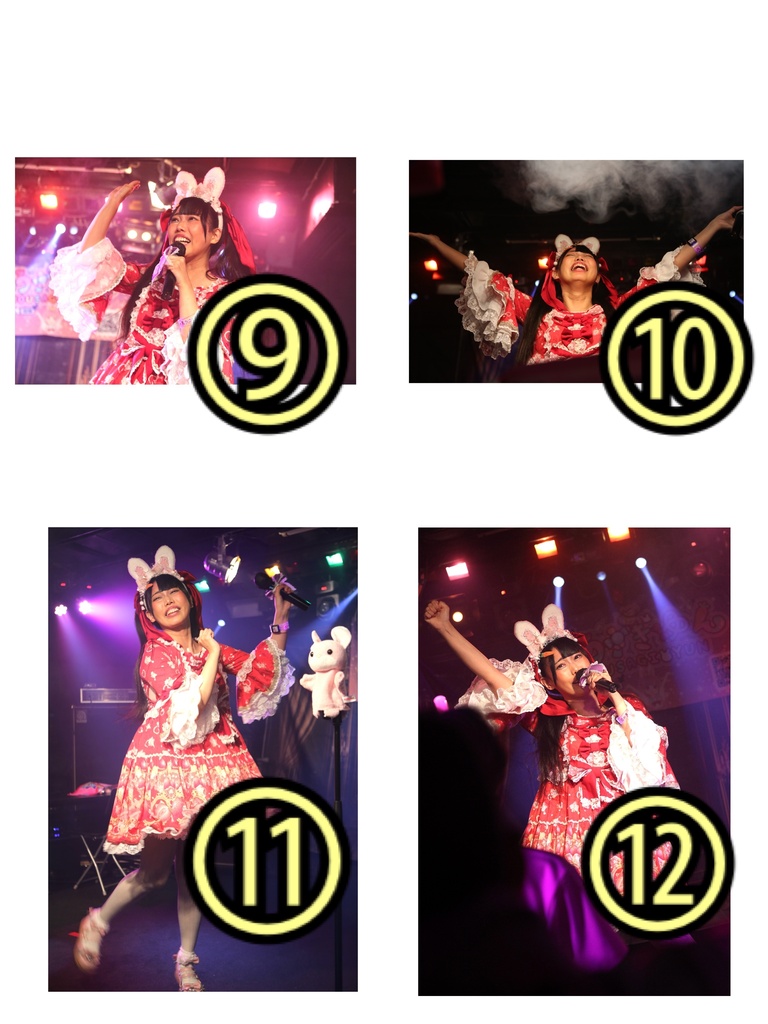【サイン入り】10周年ワンマンライブブロマイド全12種