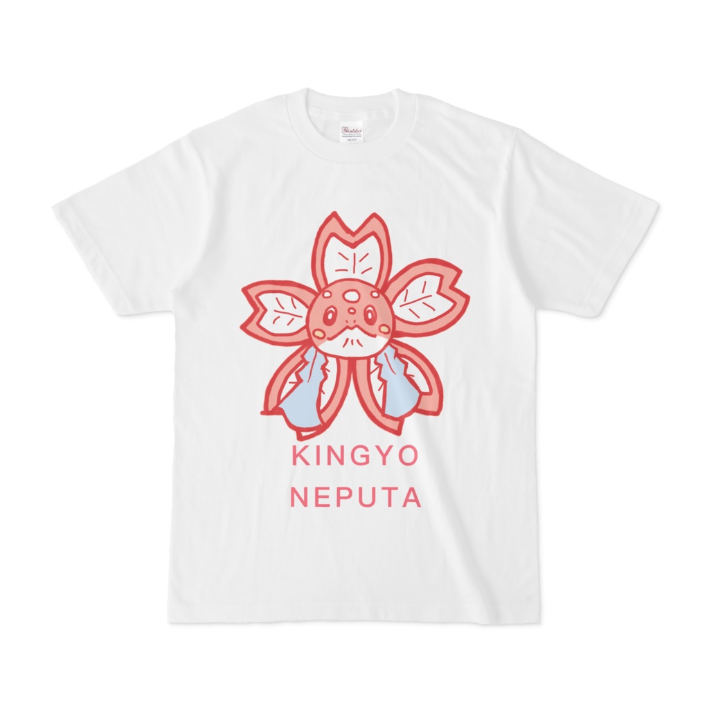 金魚ねぷたちゃんTシャツ ーフロントー