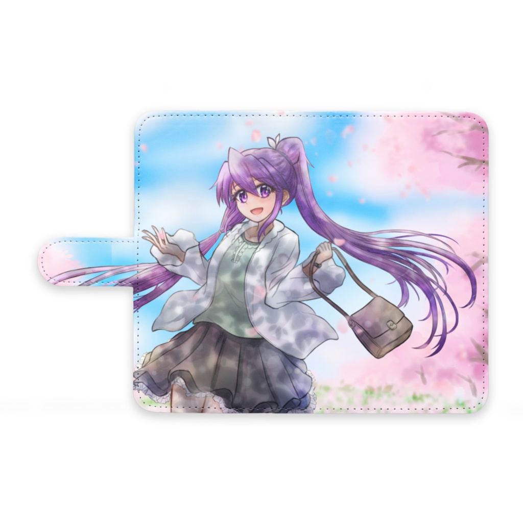 茉莉ちゃん　手帳型スマホカバー（Android）　Mサイズ