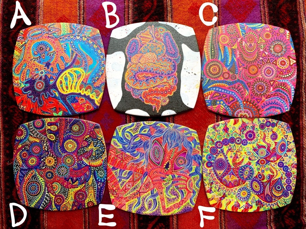 6種類●イラストミニプレート