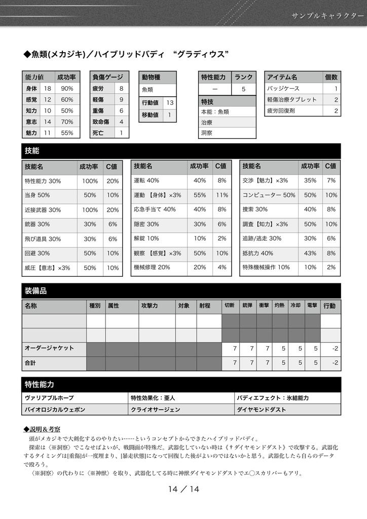 GO 非公式データ集 The Next ORDER ~テイマースタイル編~