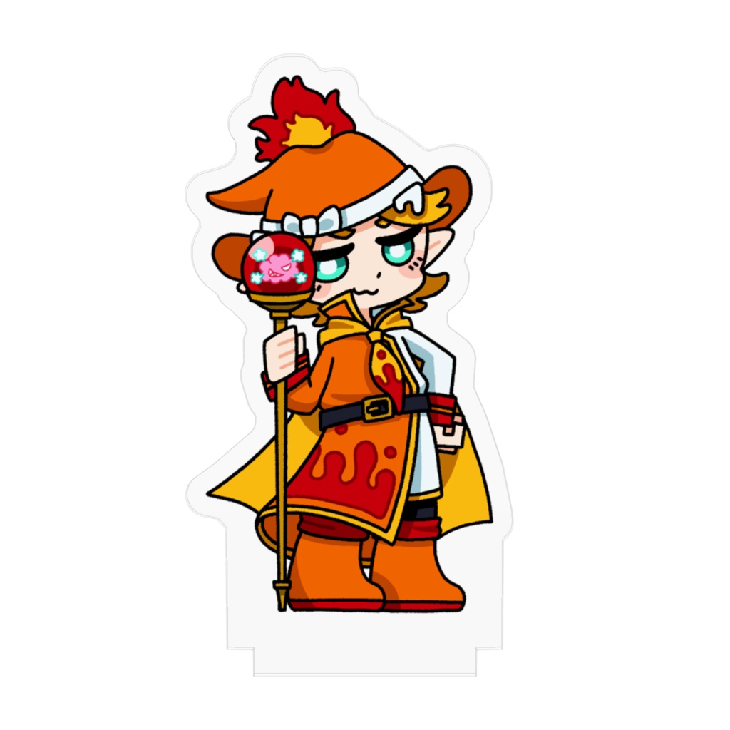 アクリルフィギュア:【魔法使い】あぶりメラミ