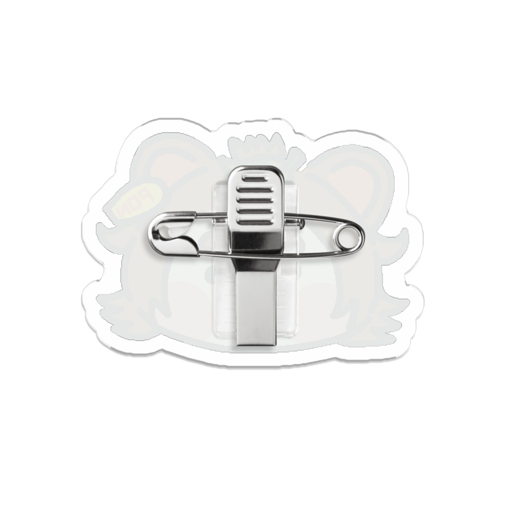 アクリルバッジ:狸谷ぽん