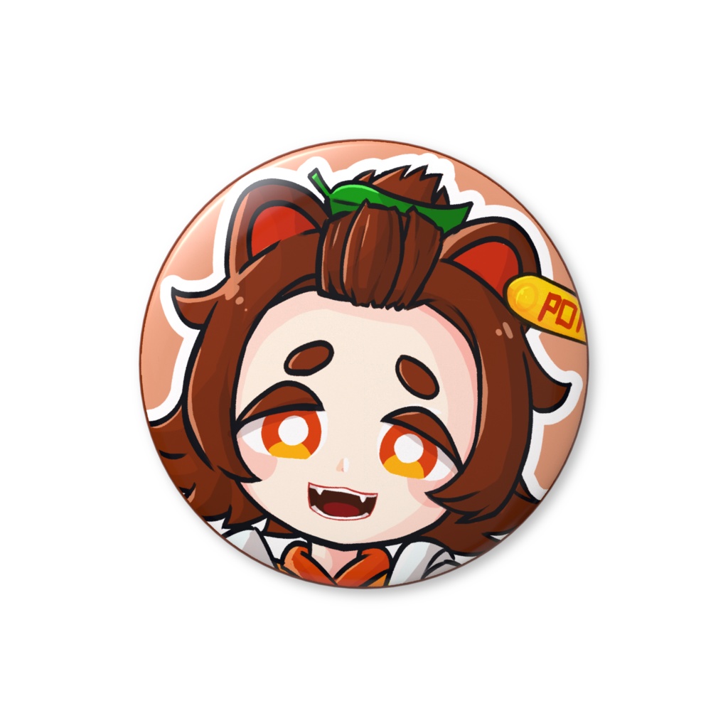 缶バッジ：狸谷ぽん