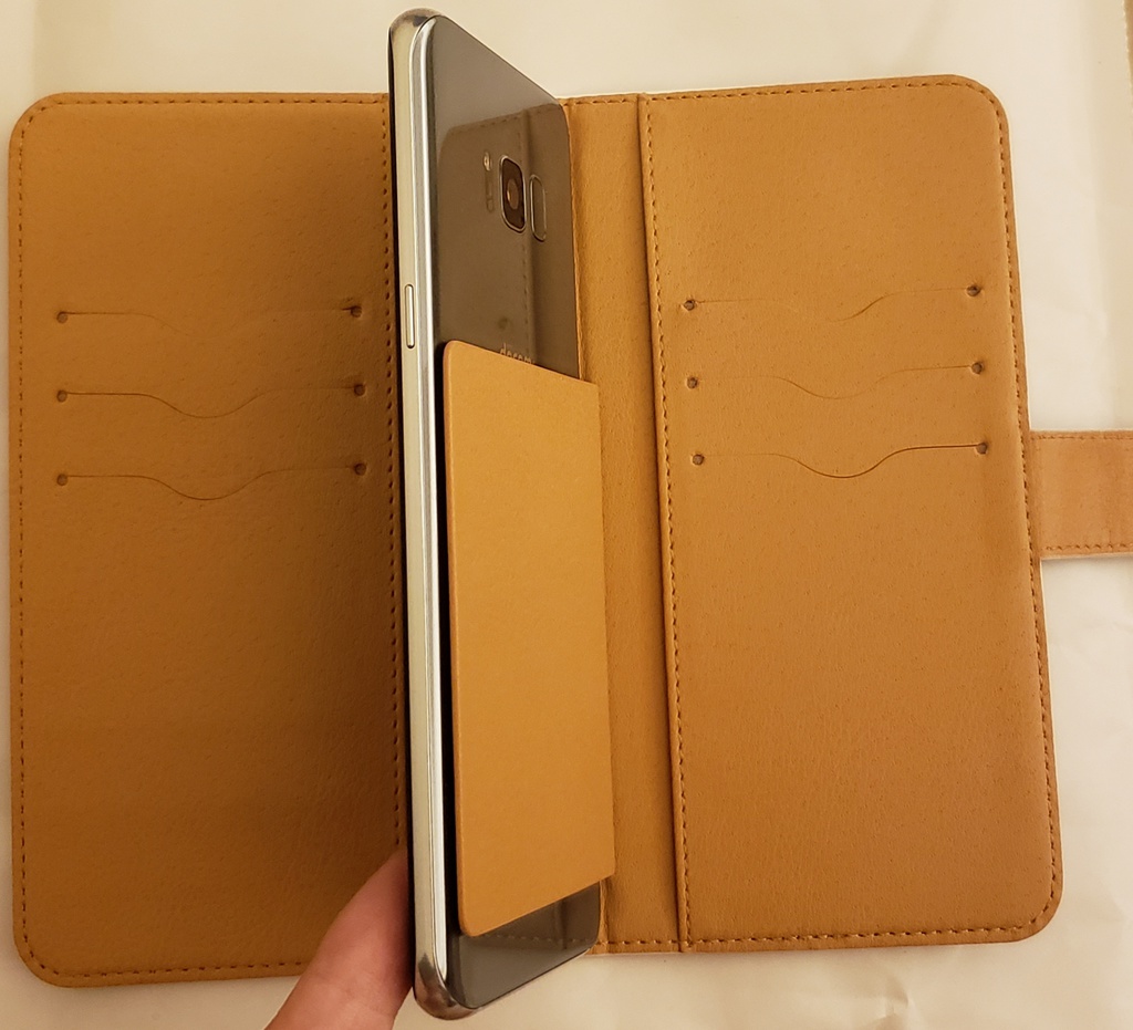 手帳型Androidケース(屋根上の月夜桜)