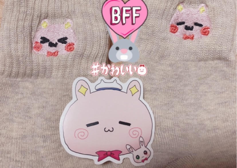 【3.5th Anniversary記念】ちゃむ民グッズ(ステッカー、BIGクッション、靴下)DECOチョコ