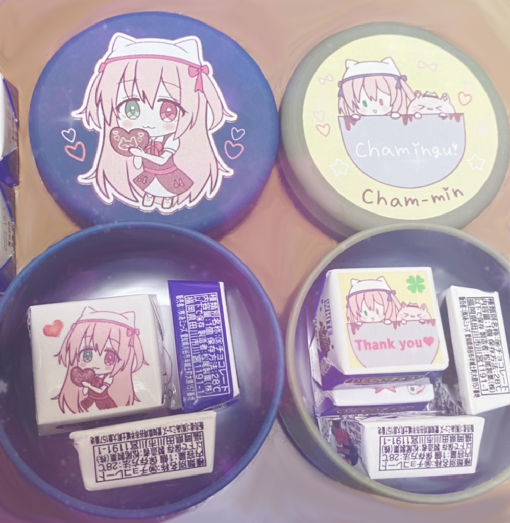 【3.5 Anniversary】DECOチョコ入り💝バレンタイン缶ケース