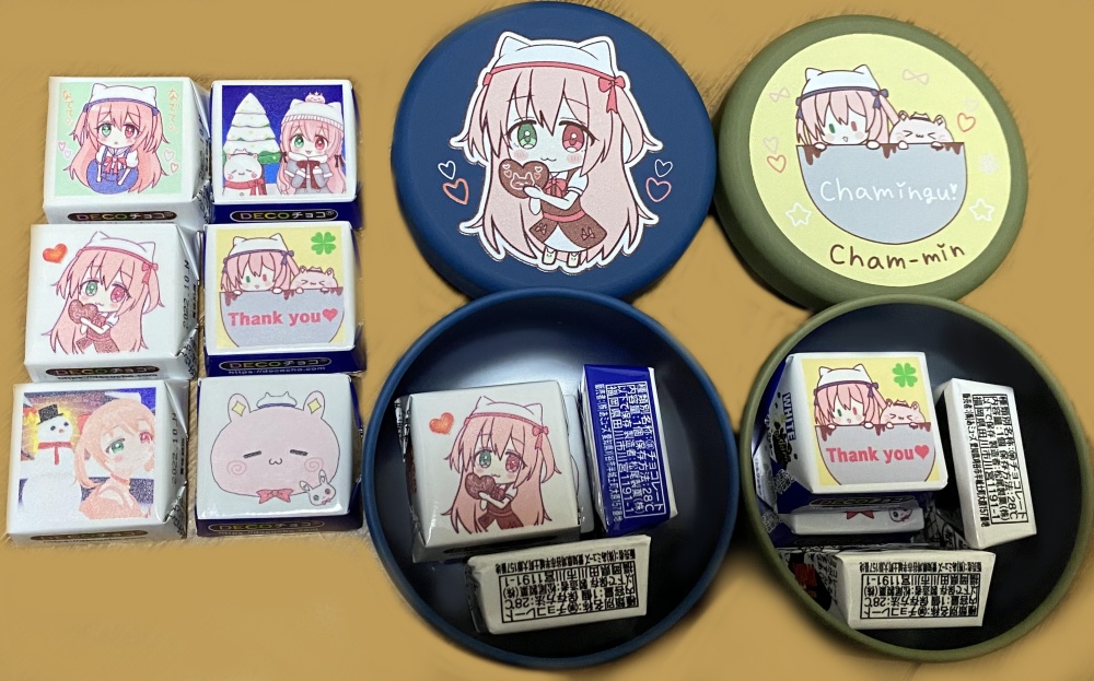 【3.5 Anniversary】DECOチョコ入り💝バレンタイン缶ケース