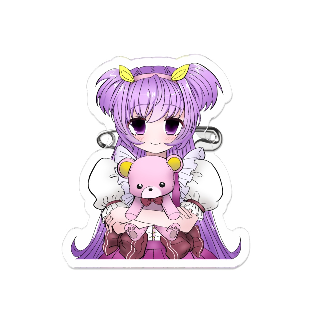 【病みかわまひる】アクリルバッジ