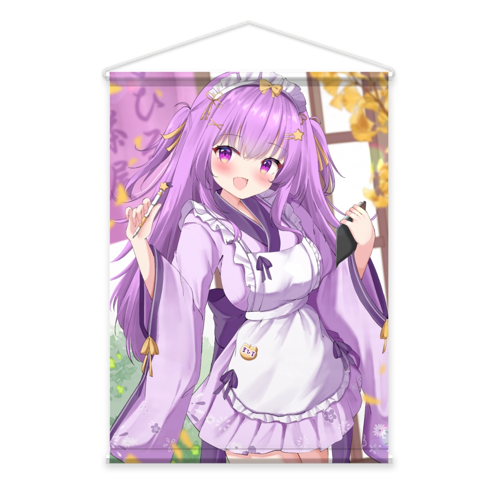 【和メイドまひる】タペストリー