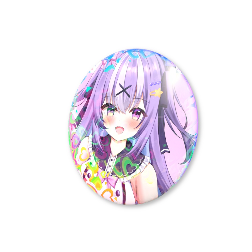 【キービジュアル】ホログラム缶バッジ