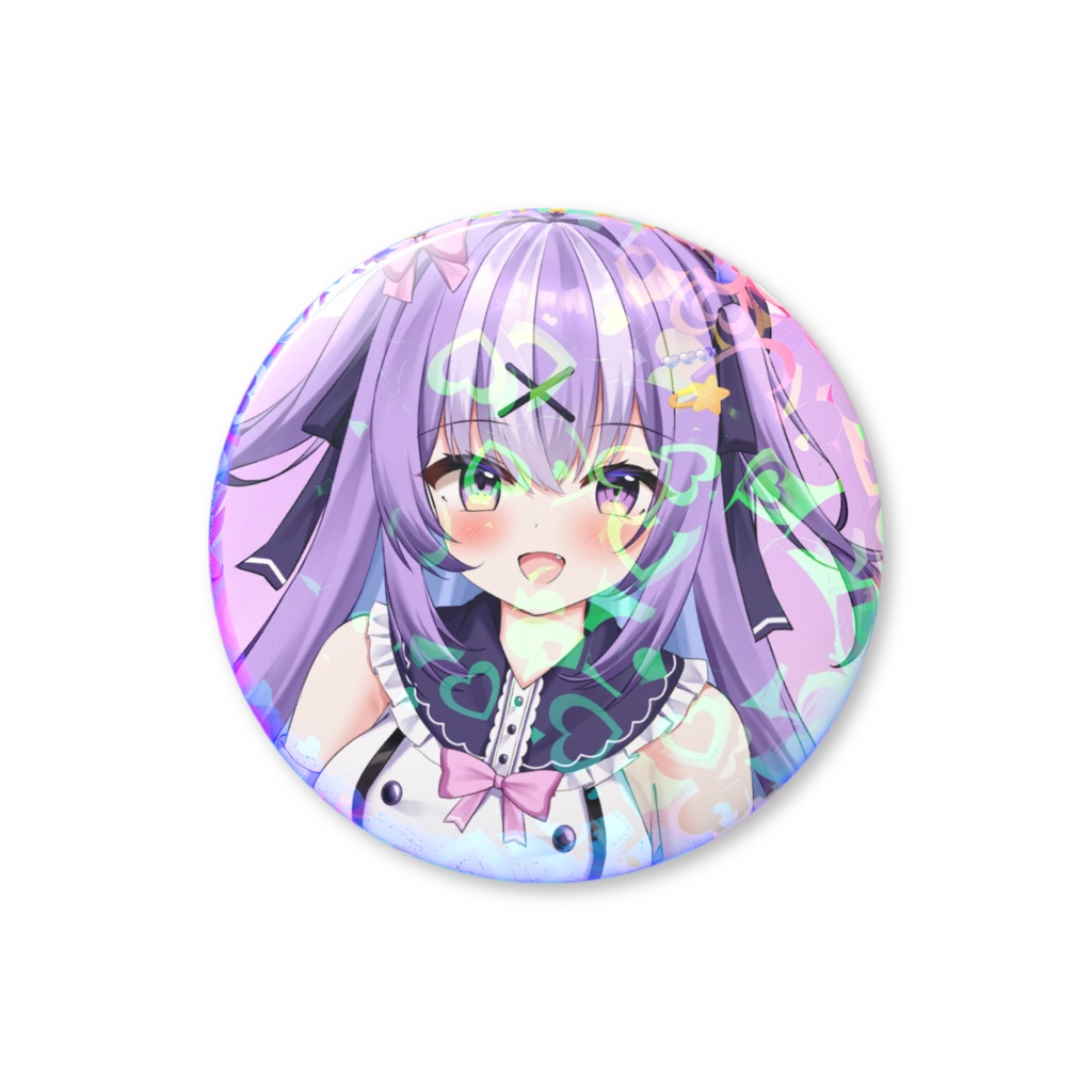 【キービジュアル】ホログラム缶バッジ