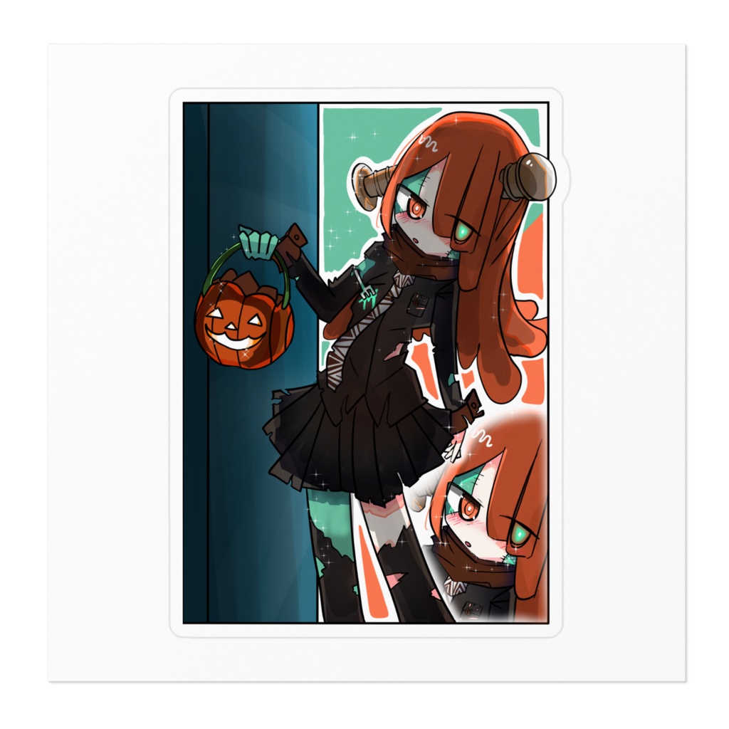 フランケンぽっとちゃん ステッカー(2023ver)