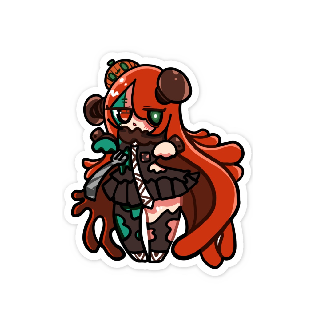 フランケンぽっとちゃん スマホに貼れる小ステッカー(2025ver)