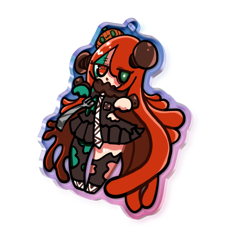 フランケンぽっとちゃん オーロラアクリルキーホルダー(2025ver)