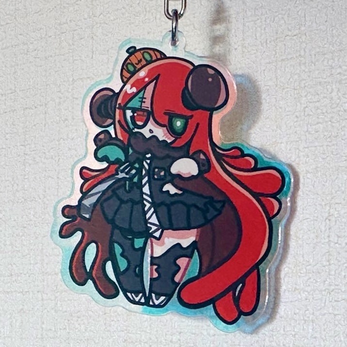 フランケンぽっとちゃん オーロラアクリルキーホルダー(2025ver)