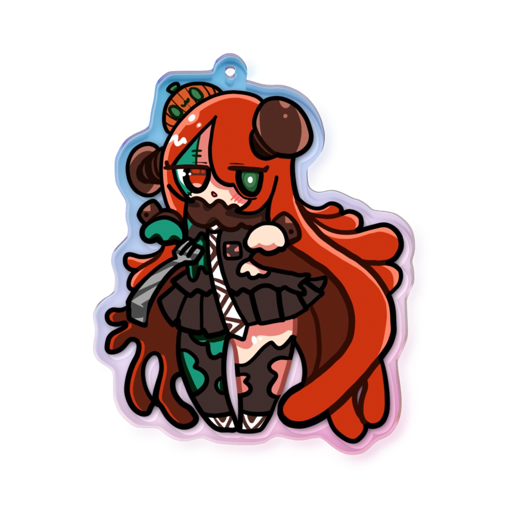 フランケンぽっとちゃん オーロラアクリルキーホルダー(2025ver)