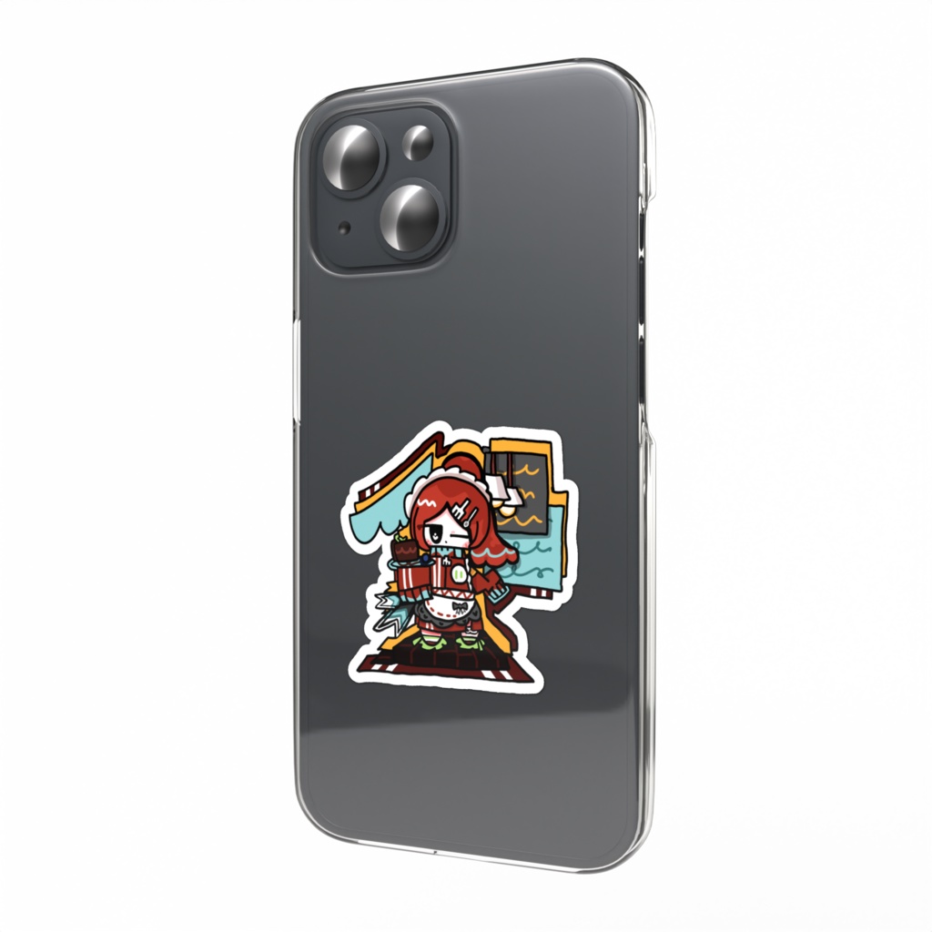 ジャージメイドぽっとちゃんスマホに貼れるちょいステッカー