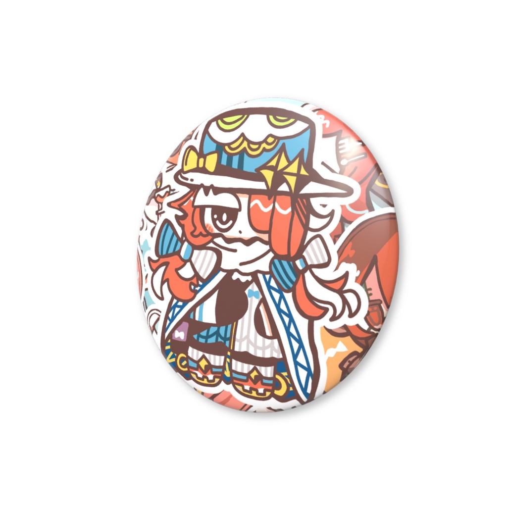 ロイヤルミルクな紅茶ぽっとちゃん缶バッジ