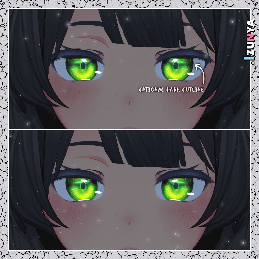 「桔梗」 Stylized Eyes for Kikyō