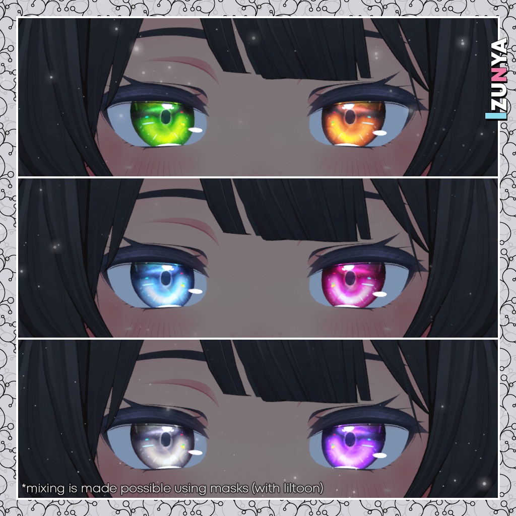 「桔梗」 Stylized Eyes for Kikyō