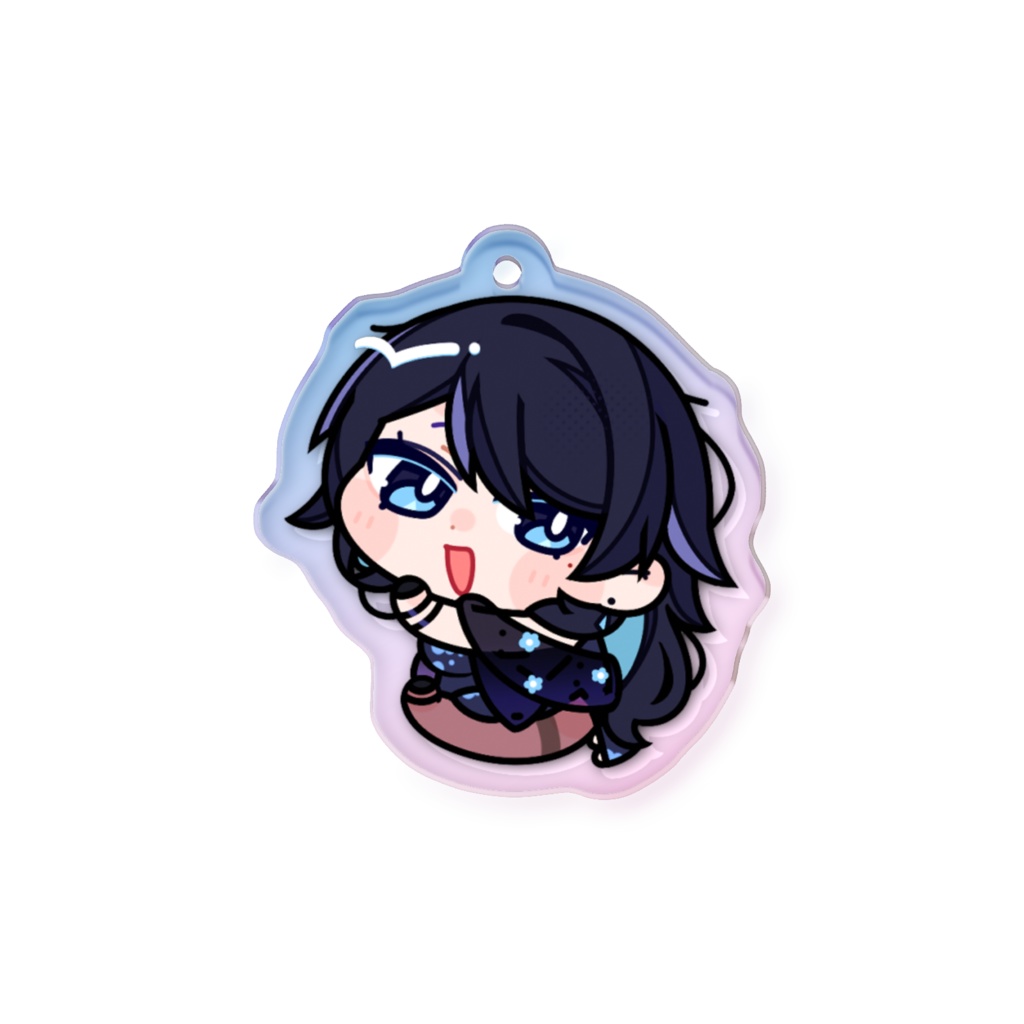 白河水月 SD アクリルキーホルダー 4