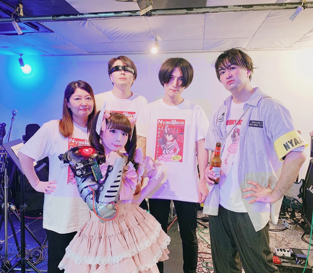 月刊ニャーウェイヴTシャツ♡サイズS/M/L/XL