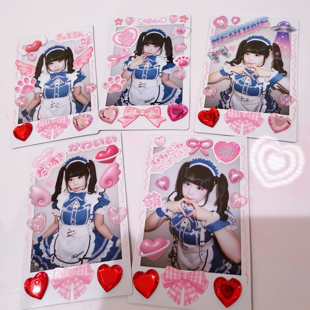 ♡メイド服デコチェキ♡