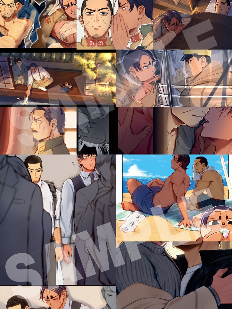 【再販】月鯉イラスト本【原作軸・現代軸2冊セット】