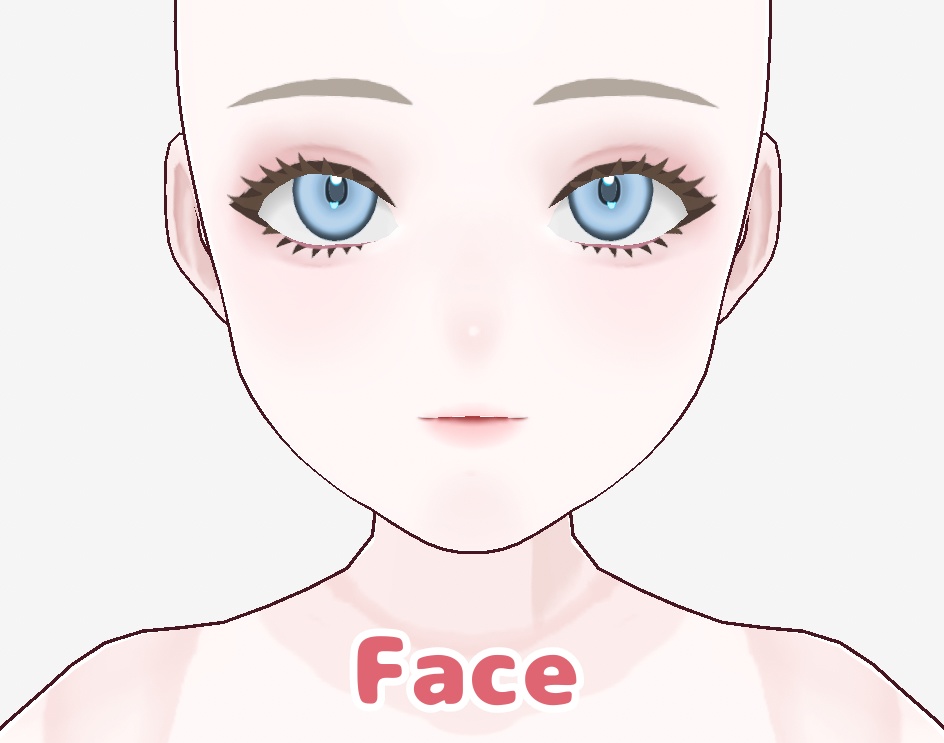 【Face & Body】球体関節人形 - いばら / Ball-jointed doll - Thorney【VRoid】