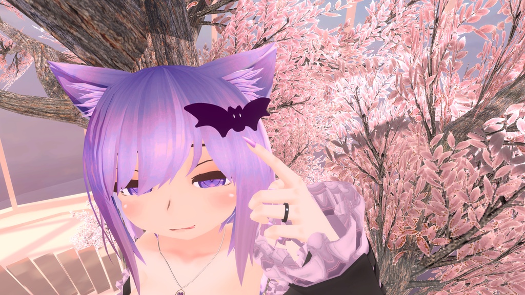 コウモリアクセサリー VRC向け3Dモデル